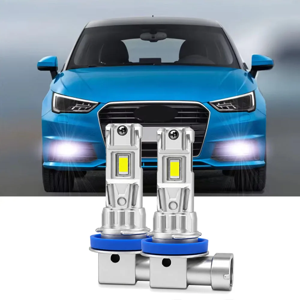 

2Pcs LED Fog Lamp Bulbs For Audi A1 8X 2010 2011 2012 2013 2014 2015 2016 2017 2018 White Fog Lamp Canbus