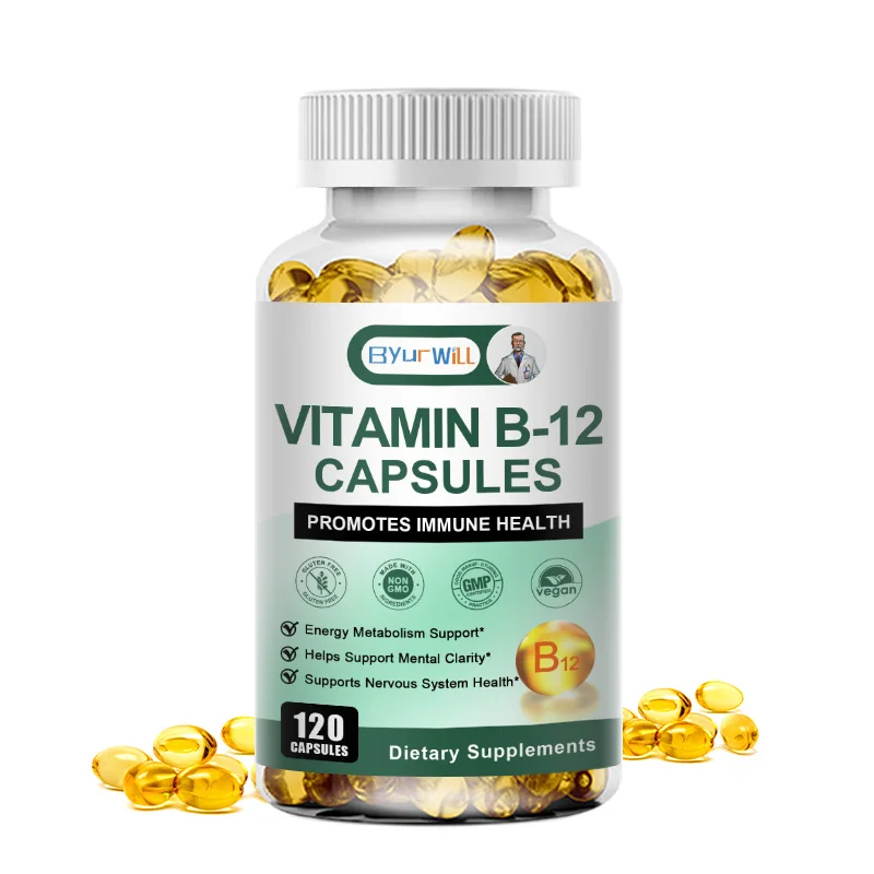 Vitamin B12 1000mcg, Supports Energy Metabolism and Nervous System, Blood Cell Function, Healthy Sleep Vitamin Supplement