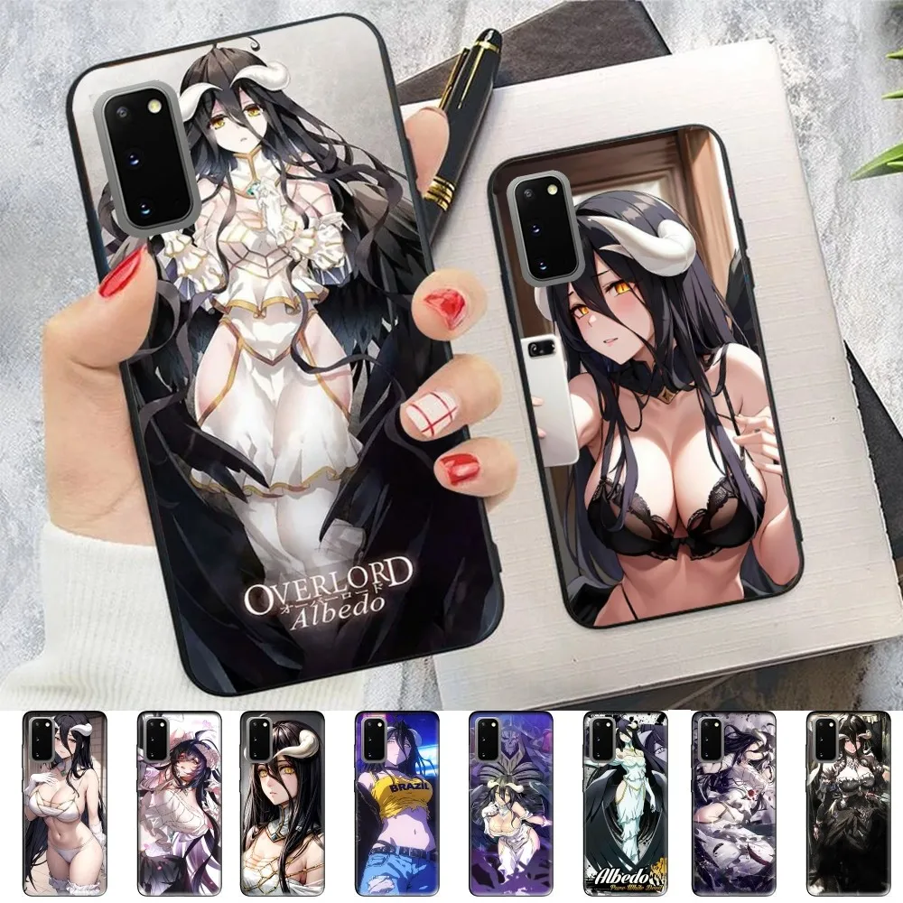 เคสโทรศัพท์ยี่ห้อ Albedo Overlord สำหรับ Samsung S 9 10 20 21 22 23 30 24 PLUS LITE ultra FE fundas S10lite