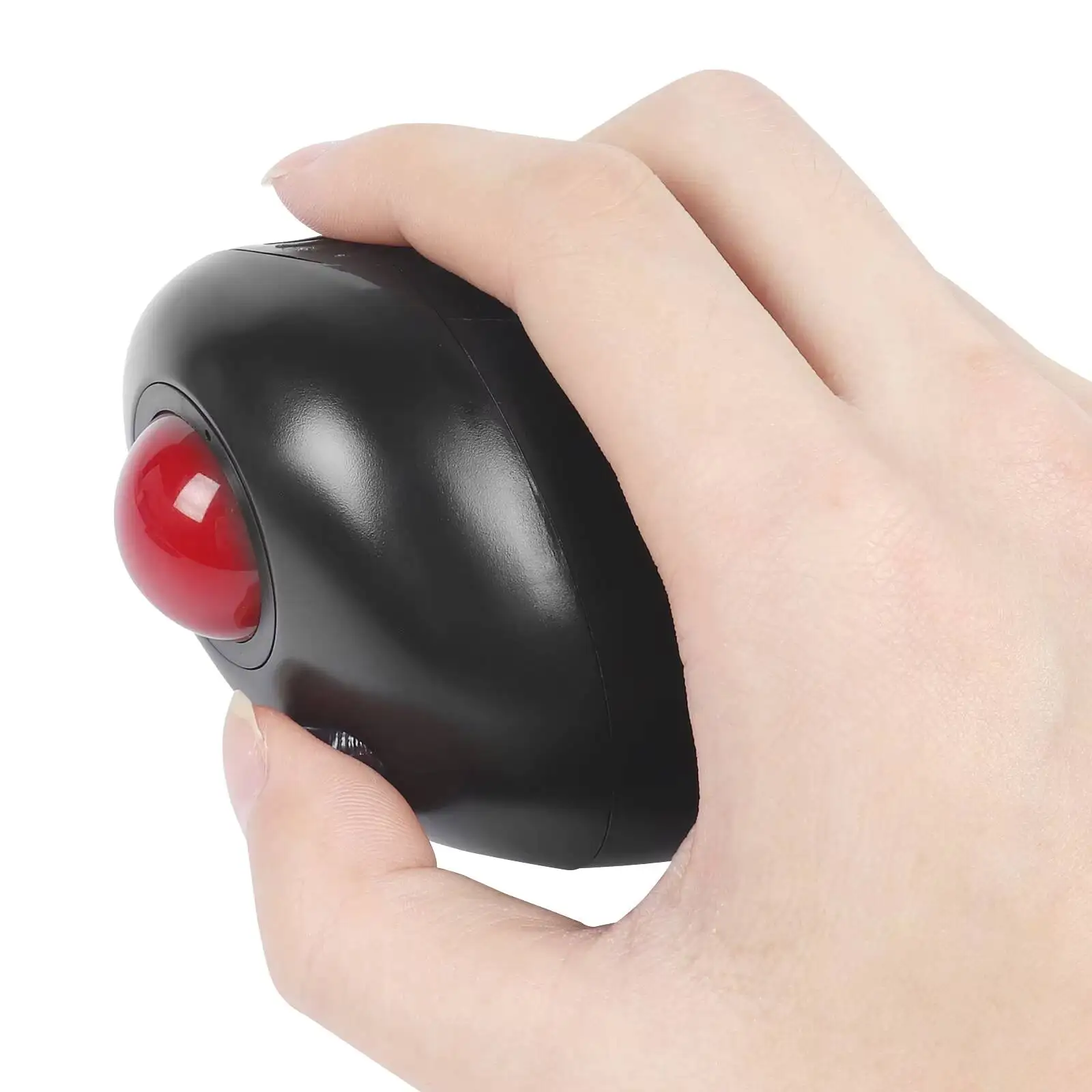Wireless & Wired Trackball Mouse Ergonomic Right Left Hand USB Optical Laser Silent Operation for PC Tablet Laptop Office Design