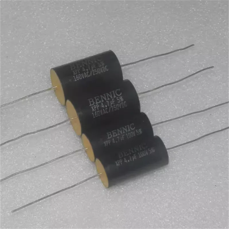 2pcs BENNIC XPP 250V 4.7UF 475j 250vdc 160vac Frequency Divided Thin Film Capacitors
