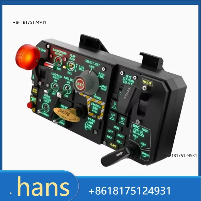 2026 Factory Direct Sales Simulation Flight PTO 2 Panel Takeoff Flight Simulator Accessories For F16 F15 F18 Flight