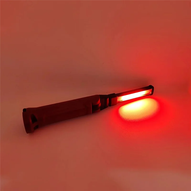 

【Найчайшая цена!】Складной рабочий фонарь с перезаряжаемым USB 180 ° Портативный фонарик для аварийного ремонта, кемпинга, прожектор с подвесным крючком