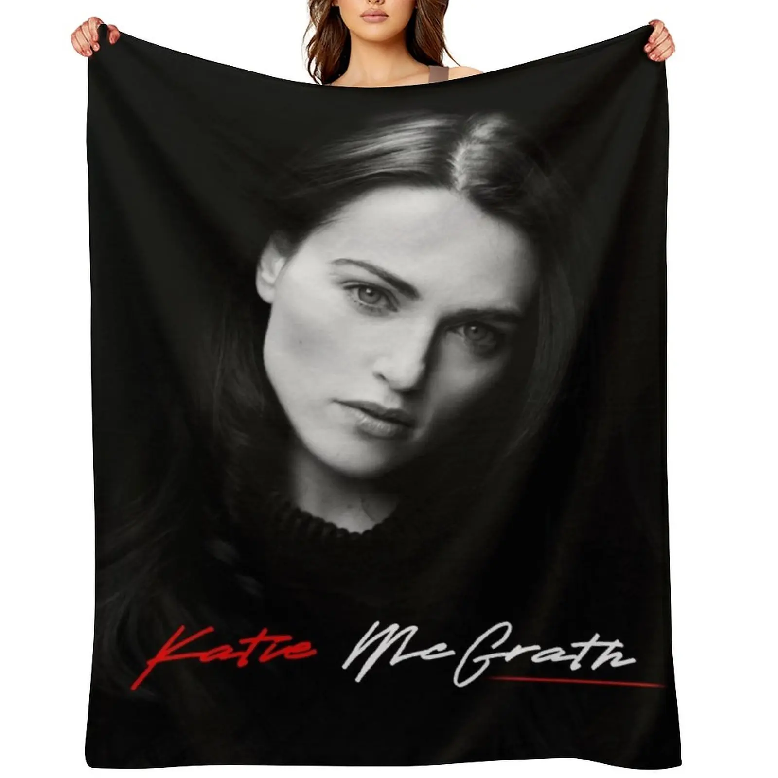 

Katie McGrath morgana Throw Blanket Baby Soft Plaid for babies Hairy Blankets