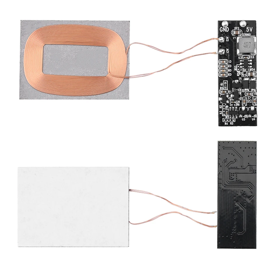 Cargador Inalámbrico Receptor Bobina Módulo PCBA 5V 1A 5W 600mA 3W Circuito Universal de Carga Inalámbrica para Teléfono