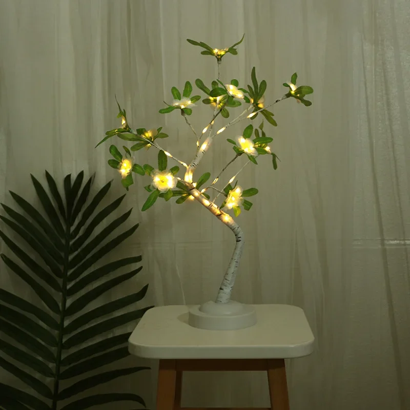 New LED Tree Lamp Home Room Living Room Decoration Bedside Decoration Night Light Nordic Style Cafe Restaurant Decoration Lamp