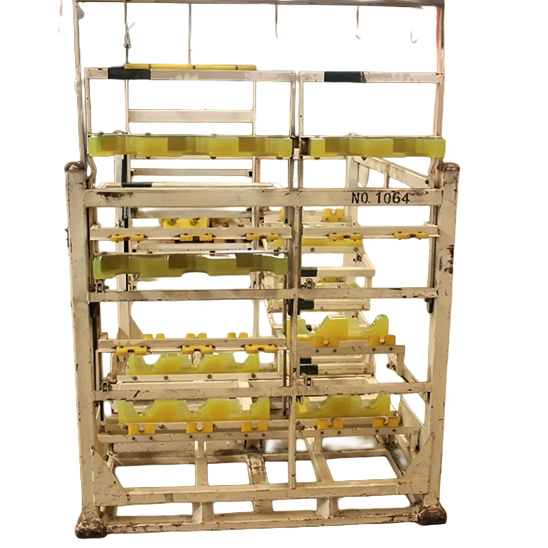 fo- Customized Car Steering Fixed Transport Steel Pallet Auto Parts Logistics Stacking Rack%