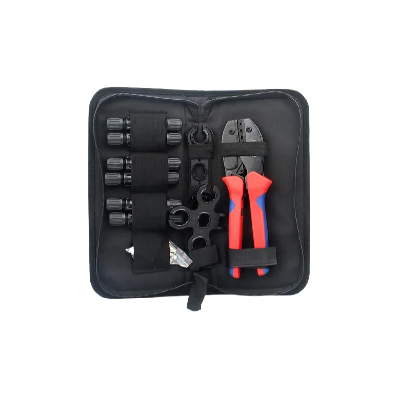 

PV Cable Connector Crimping Tool Kit Professional Set Terminal Connections Ideal For Solar Energy System Installations
