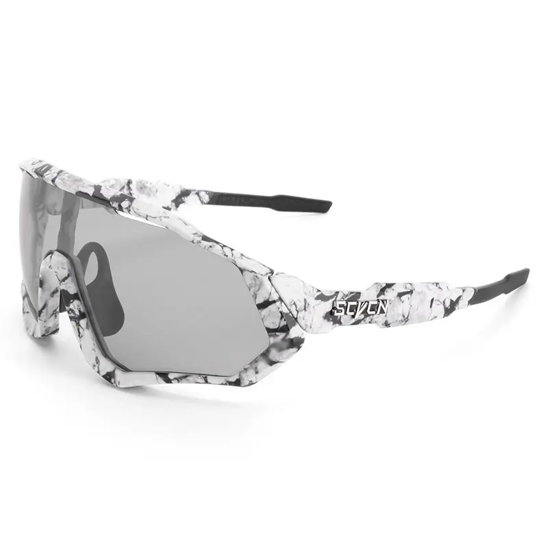 

2026 Photochromic MTB Glasses UV400 Windproof Dustproof Bike Lightweight Cycling Sunglasses Men Women