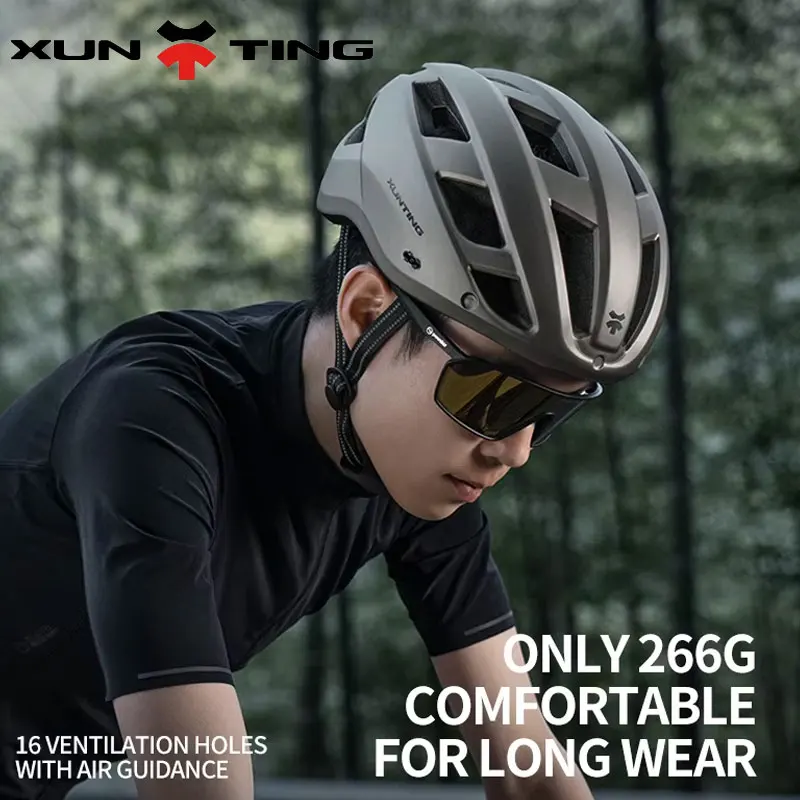 

Xunting MTB шоссейный велосипедный шлем ПК + EPS легкий гоночный шлем регулируемая спортивная шапка с высокой степенью защиты для езды на горном велосипеде