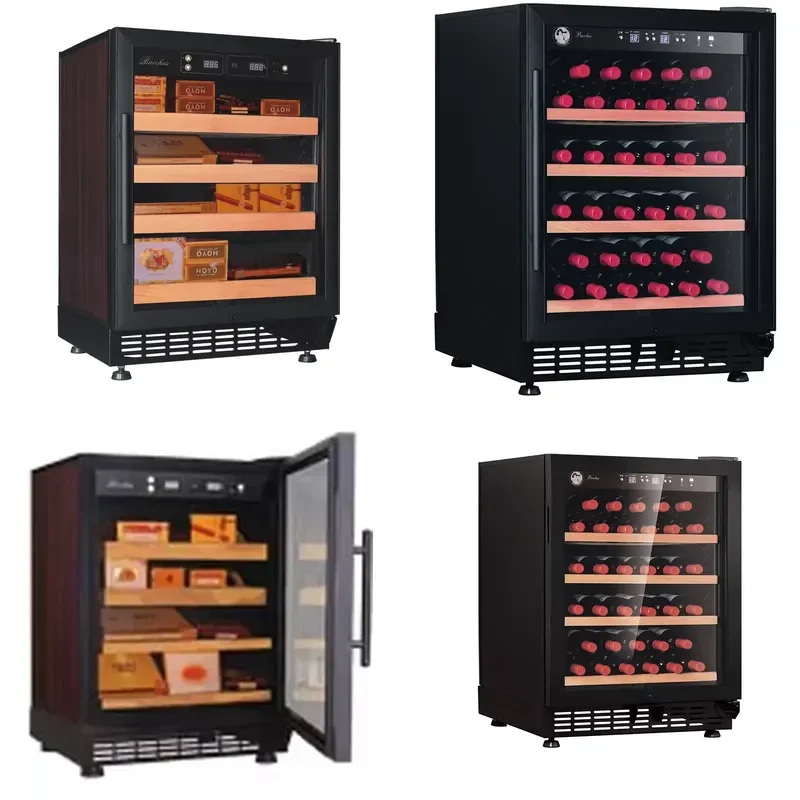 for Zhongshan 103L Cigar Cooler Humidor Cabinet Compressor Direct Cooling Wine Chiller Refrigerator Storage Case