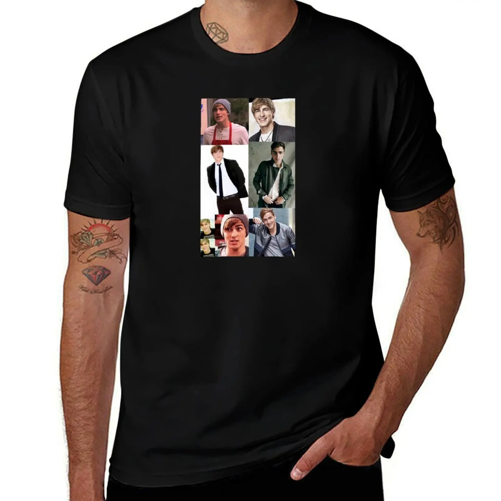 kendall schmidt T-Shirt All Match Basic Short Sleeve Top