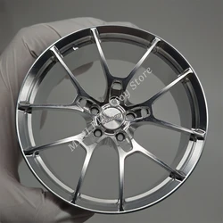 Personalized Retrofits Aluminum Wheel G025 Silver Hot Rod Model Car Alloy Vehicle Toy Collection Gifts for Teenagers Adults
