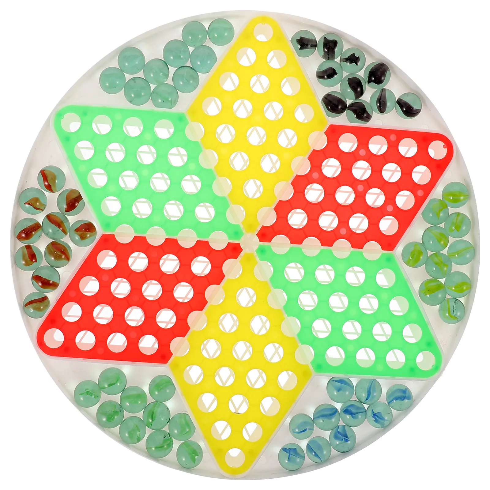 

Glass Beads Jumping Chess Checkers Intelligence Toy for Kids Marbles Educational Child