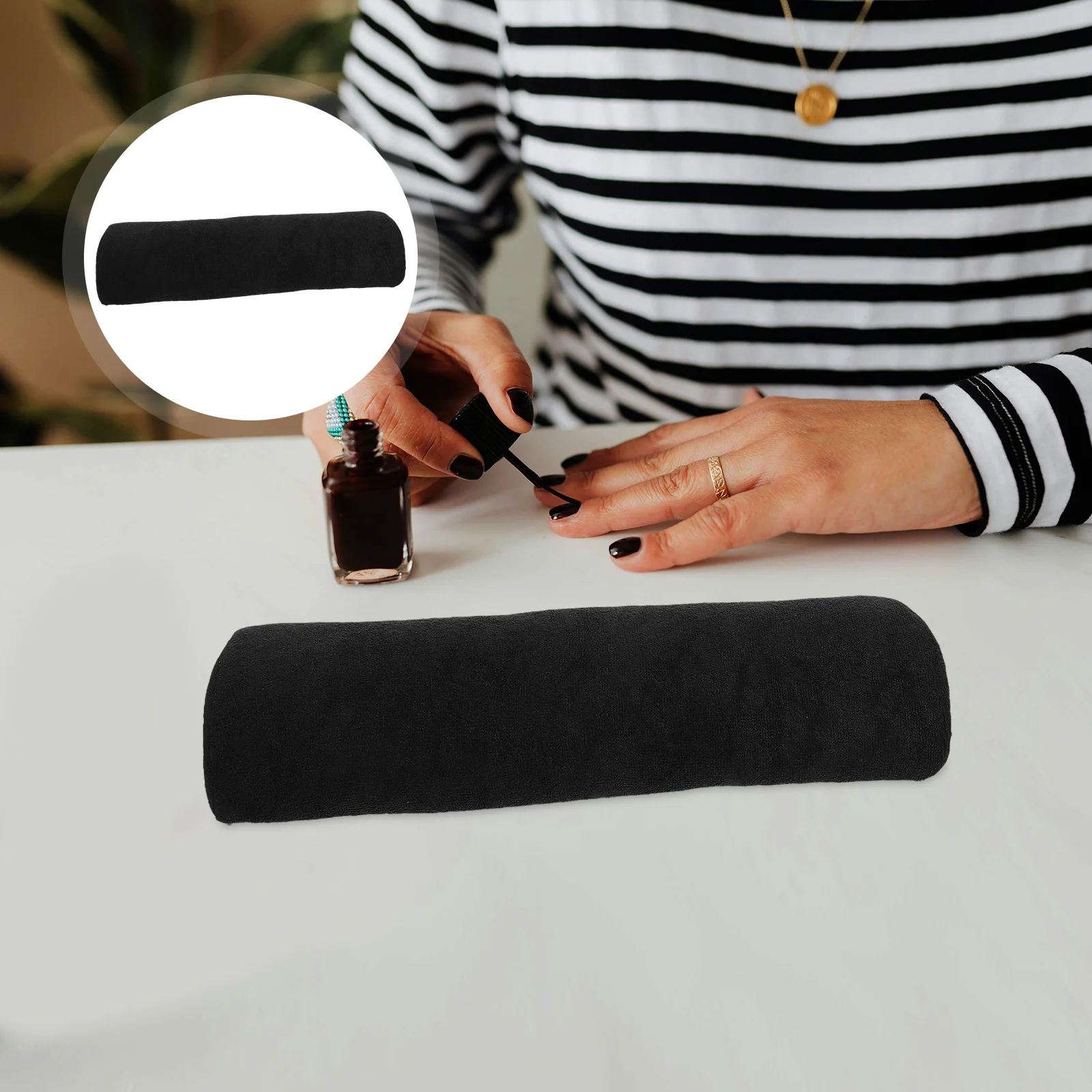 

1 шт., подушка для рук, подушка для дизайна ногтей, подушка для рук, маникюр, поддержка запястья, мягкая, удобная для домашнего использования в салоне, съемная, легко чистится