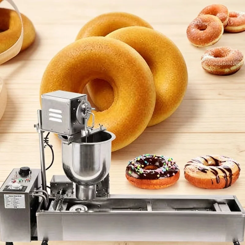 Multi-functional Automatic Donut Machine, High Speed Doughnut Extruder Fryer For Restaurant, Bakery & Food Truck