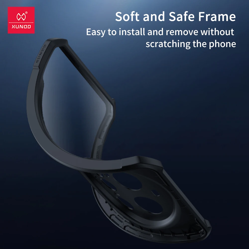 Etui Xundd do Xiaomi 15 Ultra, poduszka powietrzna, odporna na wstrząsy tylna przezroczysta obudowa telefonu z ochroną aparatu, obudowa hybrydowa akryl + TPU — zdjęcie produktu 4