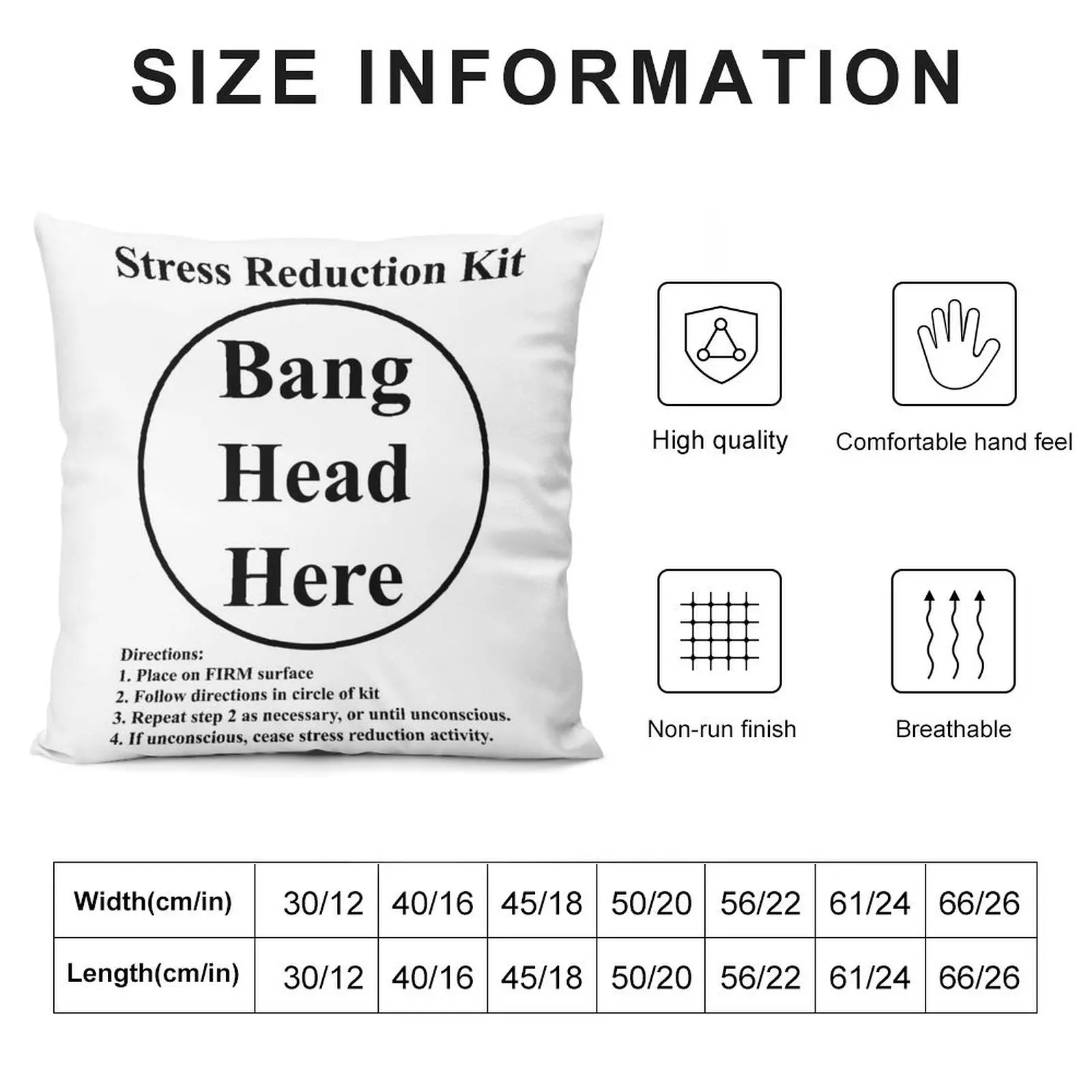 Stress Reduction Kit Throw Pillow Bed pillowcases christmas supplies pillow