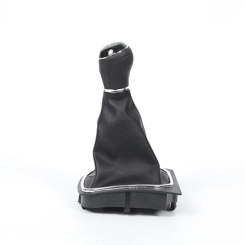 Car 5 6 Speed Gear Stick Shift Knob Boot for VW Golf Rabbit Jetta MK5 MK6 2004 2005 2006 2007 2008 2009 2010 2011 2012 2013 2014