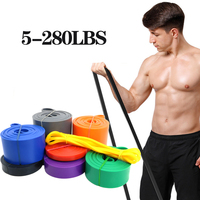 5~280lbs Fitness Resistance Band ing Agility Training Workout Gym Equipment Yoga Pilates Accessories Rubber Band Home Gym