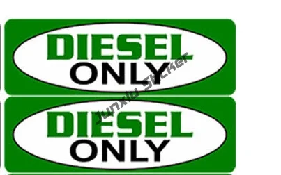 Diesel Fuel Only Vinyl Decal Sticker Label Fuel Gas Door Label Weatherproof Reminder Diesel Fuel Only Fashion Funny Car Sticker