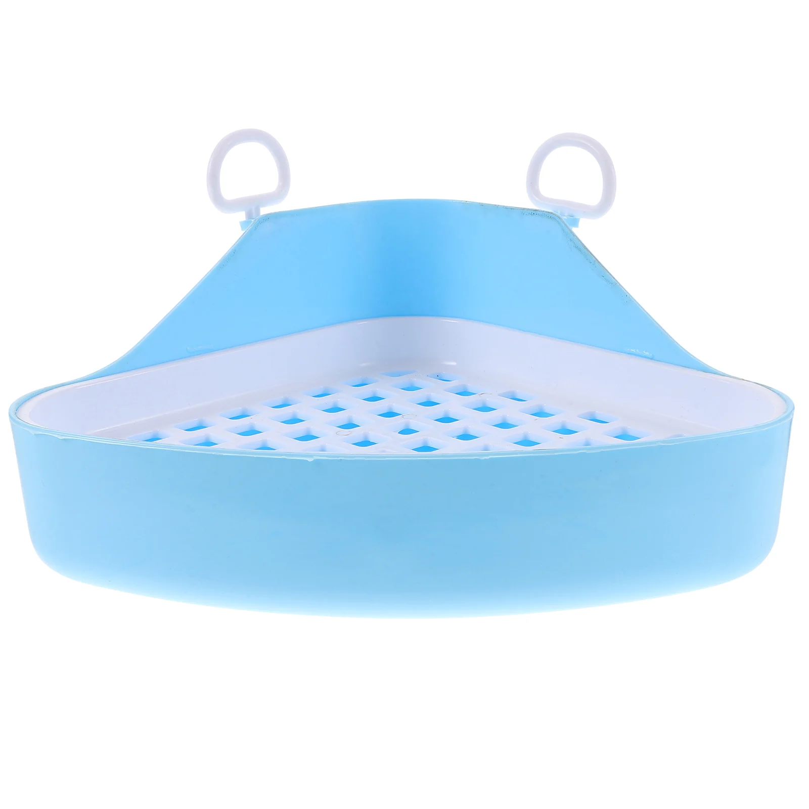 

Plastic Rabbit Litter Box for Small Pets Easy Clean Anti-Scratch Edges Pet Potty Trainer Home Office Kitchen