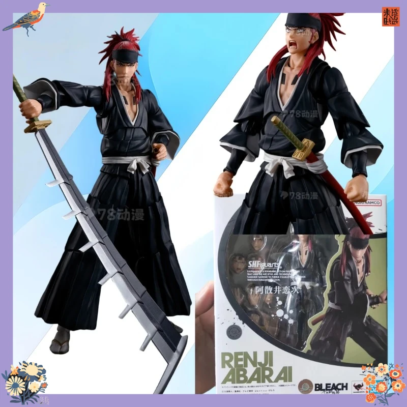 

Оригинальная фигурка Bandai: Модель-конструктор по аниме Bleach, коллекционная фигурка SHF Абари Ренджи, экшн-фигурка, игрушки и подарки для детей