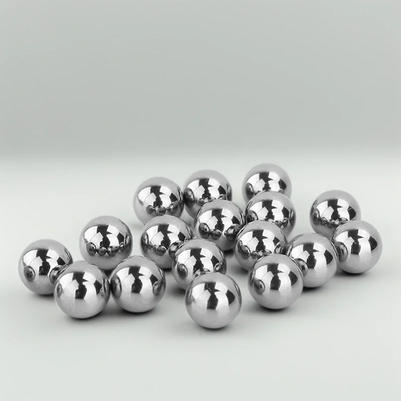 Buon kit di sfere in acciaio inossidabile 304 Solido cuscinetto liscio Sfera sferica in acciaio con perline 2/3/4/5/6/8/9 ~ 12mm per la pesca con fionda da skate