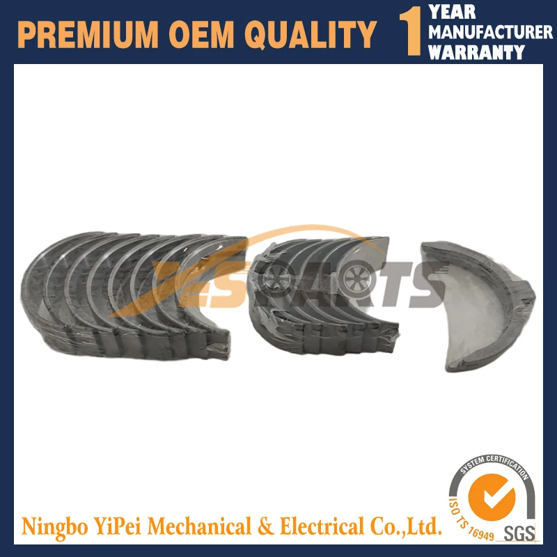Crankshaft Main Bearing Connecting Rod Bearing Set for Yanmar 3TNE82 Engine
