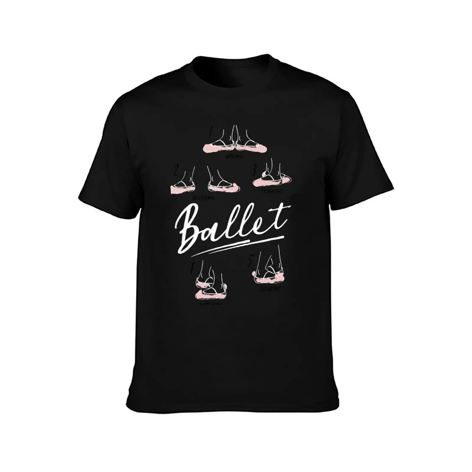 The five positions of ballet T-Shirt vintage clothes graphic t shirts vintage mens champion t shirts