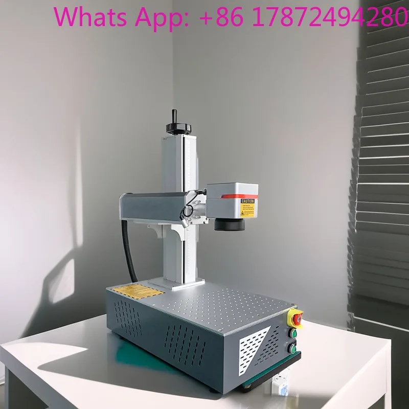 20W/30W/50W/100W Max Raycus JPT Mopa Portable Metal Fiber Laser Marking Machines Galvo Brand DXF PLT Format Home Use