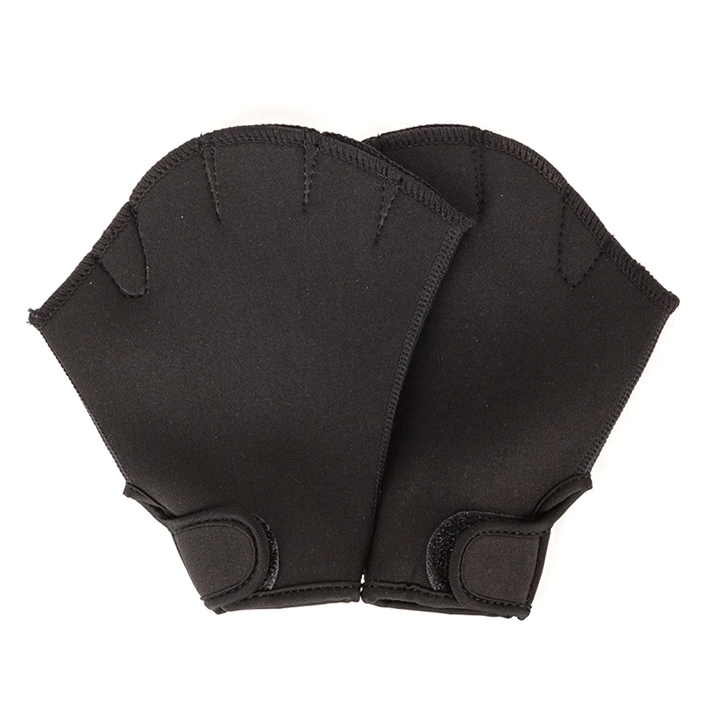 1 Paar Wasserhandschuhe, Schwimmtrainingshandschuhe, Schwimmhandschuhe mit Schwimmhäuten, wasserabweisende Paddelhandschuhe für Männer und Frauen, Tauchen, Surfen – Detail 4