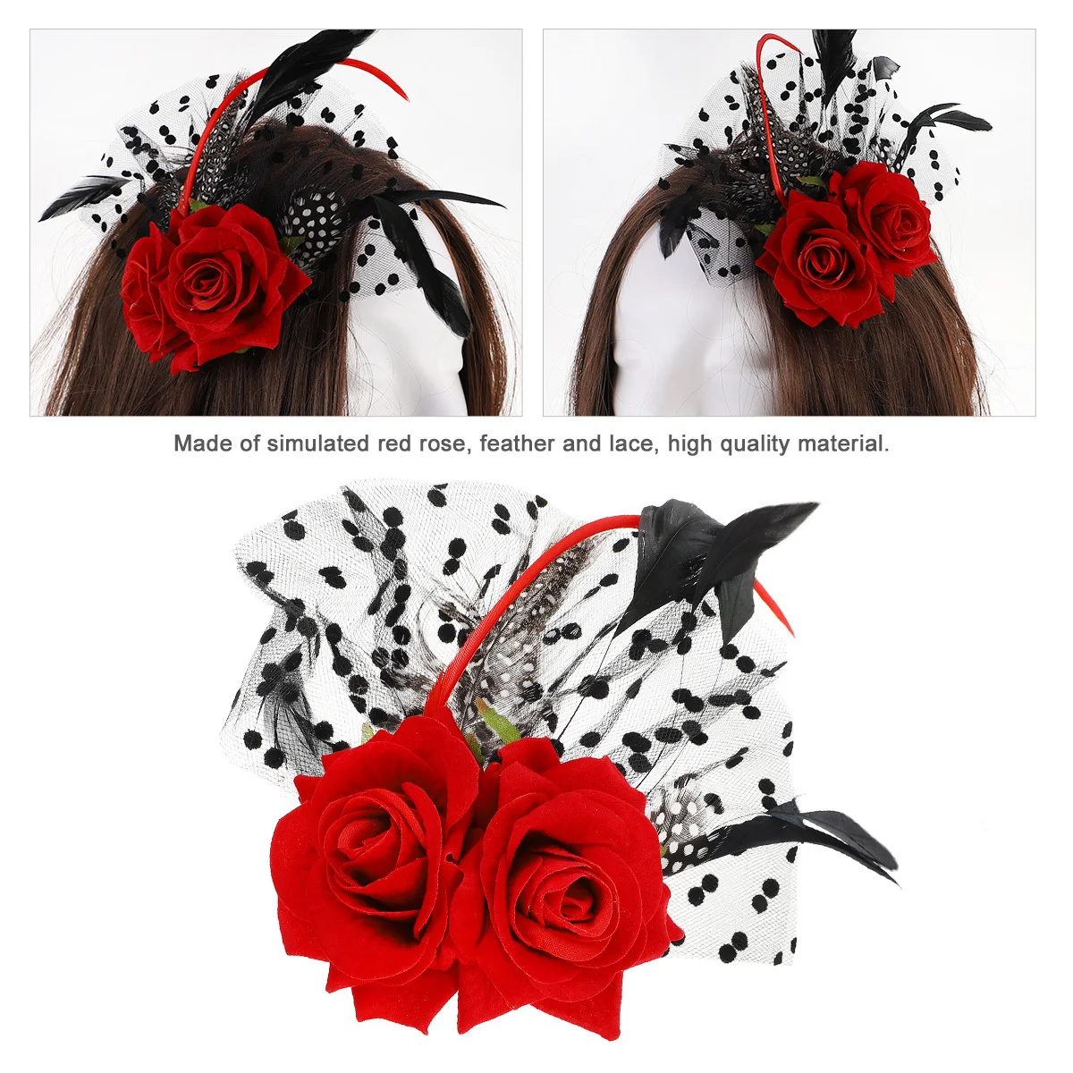 

Заколка в виде розы, заколка для волос с цветочным принтом для свадьбы, свадебные аксессуары, выпускной сад, вечеринка, бал-маскарад, аксессуары для волос для фотосессии