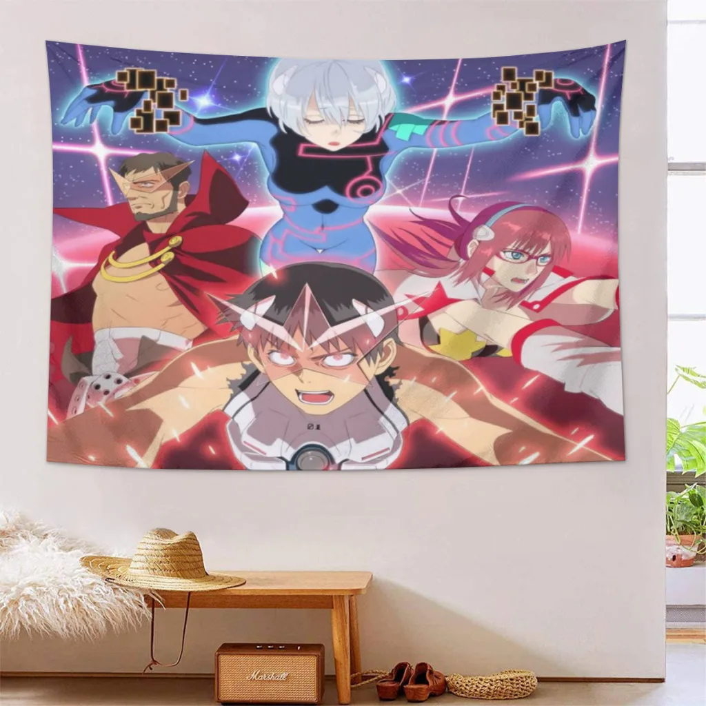 Tengen Toppa Gurren-Lagann Tapestry   Room Ornaments Decoration Bedroom Wall Décor