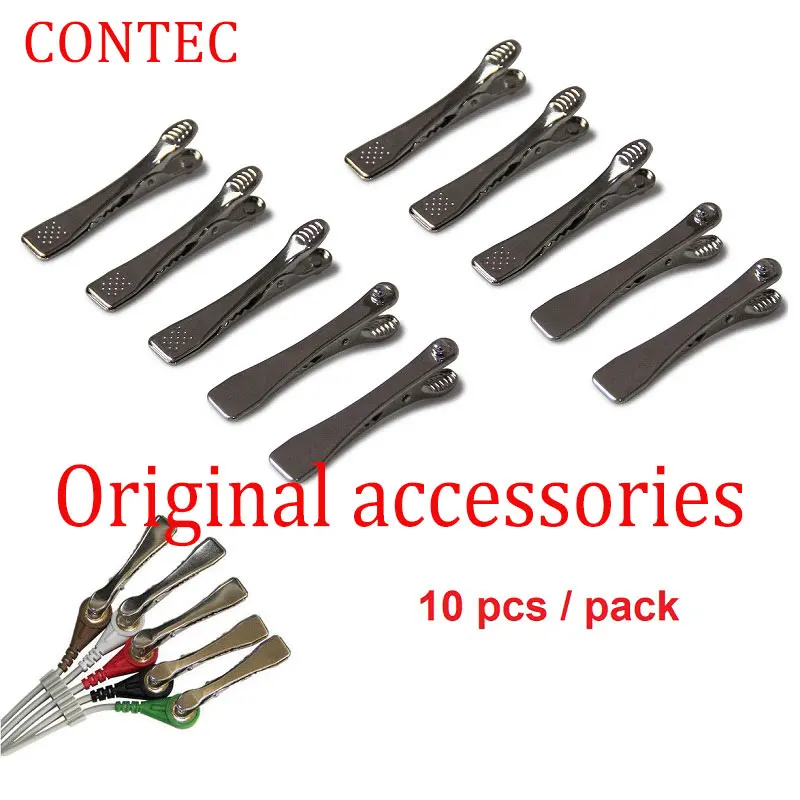 Retail and Wholesale CONTEC TLC 9803/TLC500/TLC6000/Veterinary Vet ECG EKG Electrode Clip Pack of Electrodes