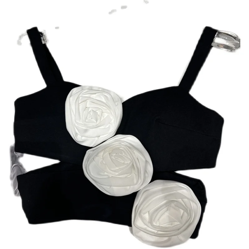 Top Corto Sexy con Diseño Calado en Color Rosa Té para Otoño 2025, Csola Moderna para Mujer