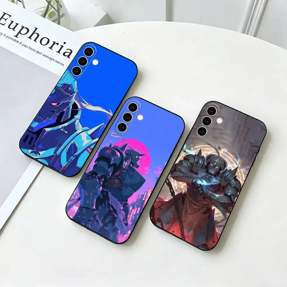 Alphonse Elric  Phone Case For Samsung Galaxy A73,A72,A71,A70,A53,A52,A51,Others Soft Black Cover