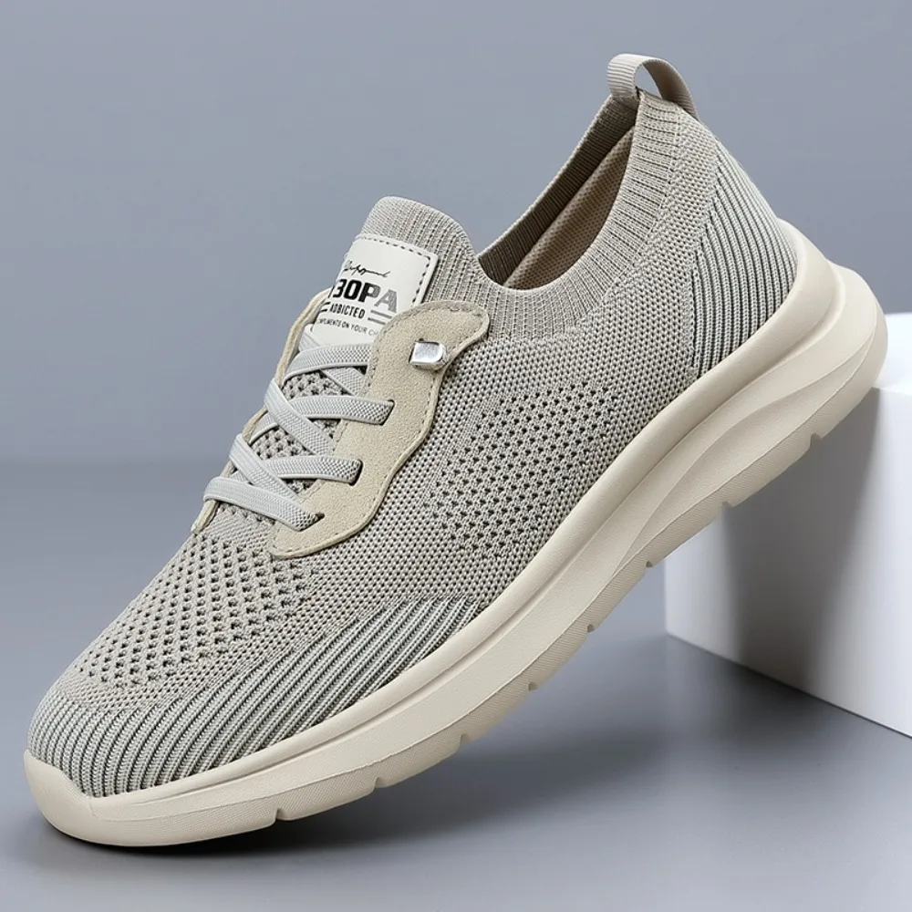

Men's Breathable Running Shoes Summer Mesh Hollow out Large Eyelets Sporty Casual Sneakers Comfortable Unisex Flat Footwear