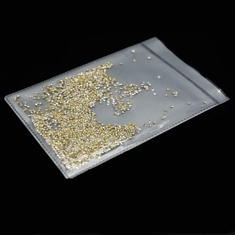 Nueva alta calidad SS4 PP9 1,5mm 1440 Uds DIY punto trasero diamantes de imitación sueltos cristalino/Color cristal blanco piedras Chaton Strass