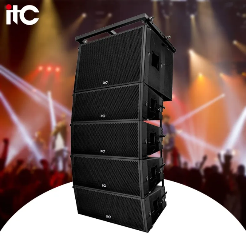 Stage Sound Line Array Speaker Professional Audio Church Speaker Outdoor Indoor Stage Powered Line Array Component Speaker
