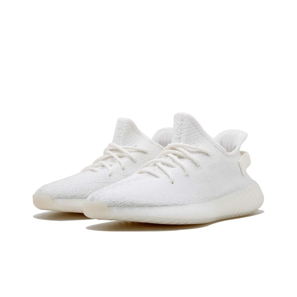 Adidas-yeezy 350 v2 tênis para homens e mulheres, cor branca, casual, clássico, retro, original, cp9366