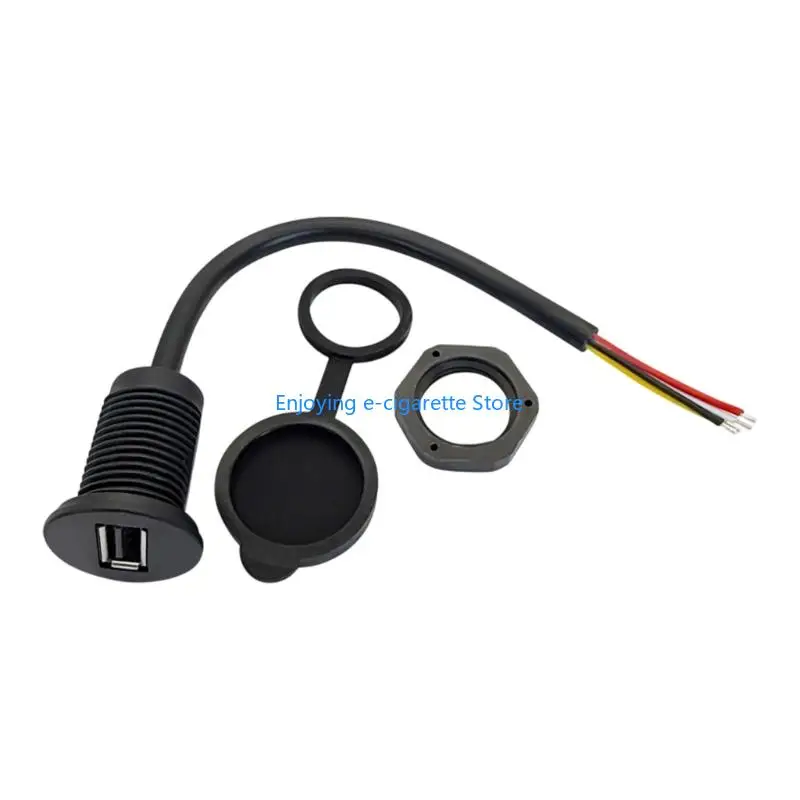 Stable USB A Female Panel Mount Connectors for Automotive and Marine Panel Y4QF