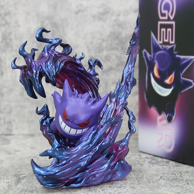 

18cm New Anime Pokemon Gengar Ghost Claw Action Figure Pocket Monster Game Statue Pvc Collectible Model Doll Gift Figurine Toy