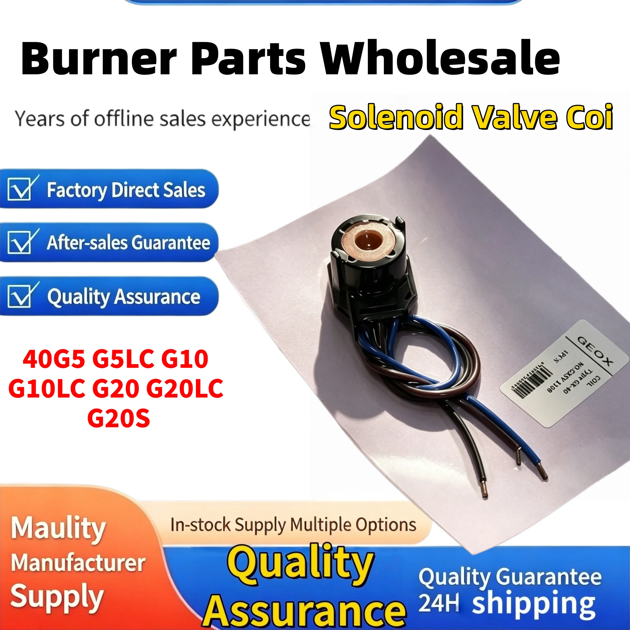 Fuel System Solenoid Coil 40G5 G5LC G10 G10LC G20 G20LC G20S for Oil Burning Burner Heating Equipment