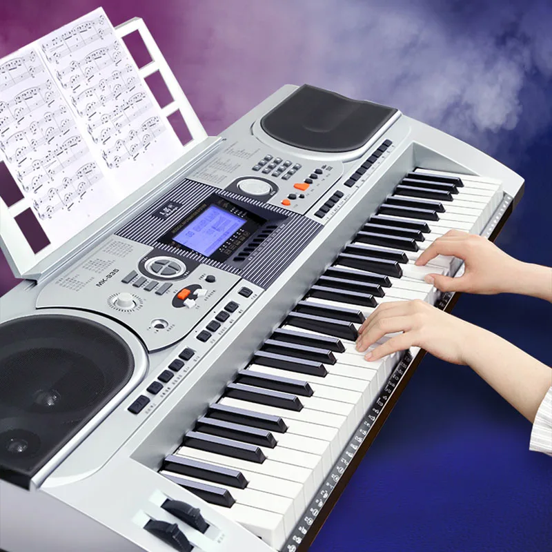 Performing Electronic Organ 61 Strength Keys for Adult MultiFunctional Professional Teclado Infantil Music Keyboard AA50EO