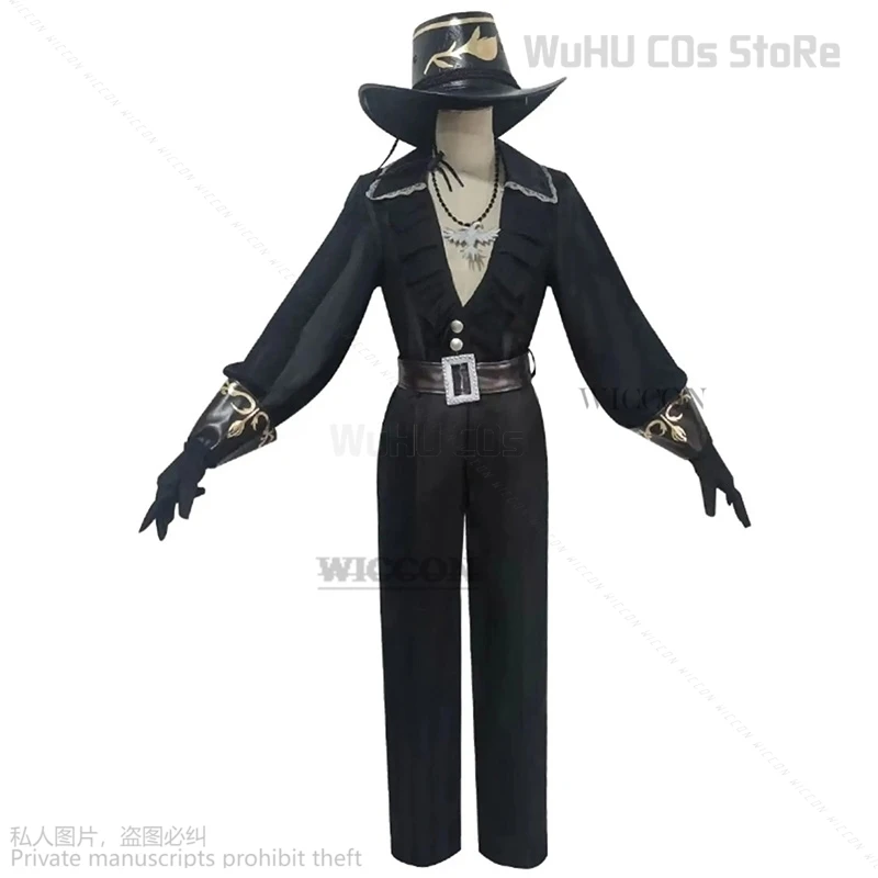 Anime Identity V Norton Campbell Prospector Mr. Mole Game Suit Uniform Halloween Carnival Party Outfit For Black Tulip Wig Cos