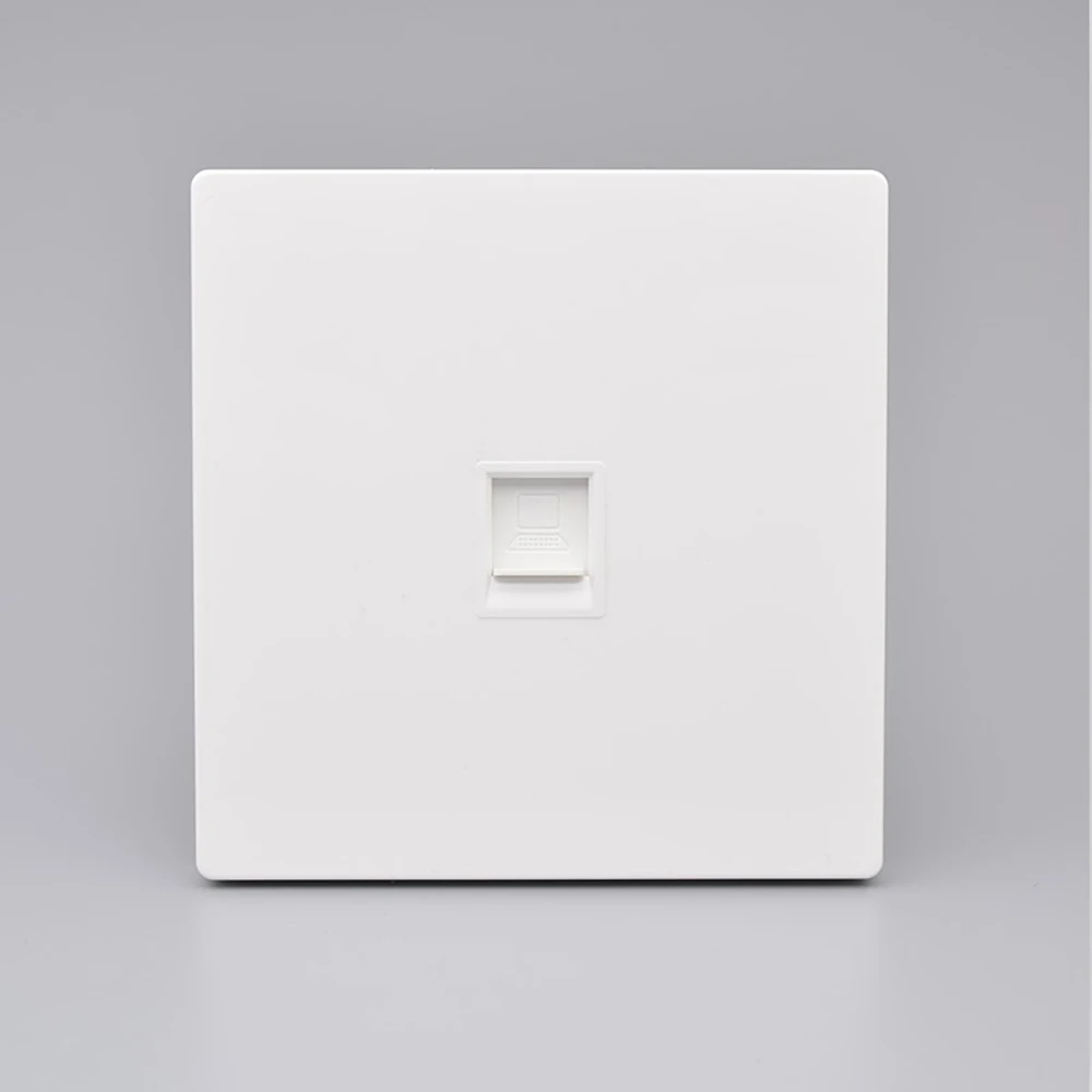 1 Port CAT8 CAT7 RJ45 86 Type Wall Panel CAT.7 LAN Faceplate CAT.8 Network Socket Ethernet Cable Socket Net Plug Shield Socket