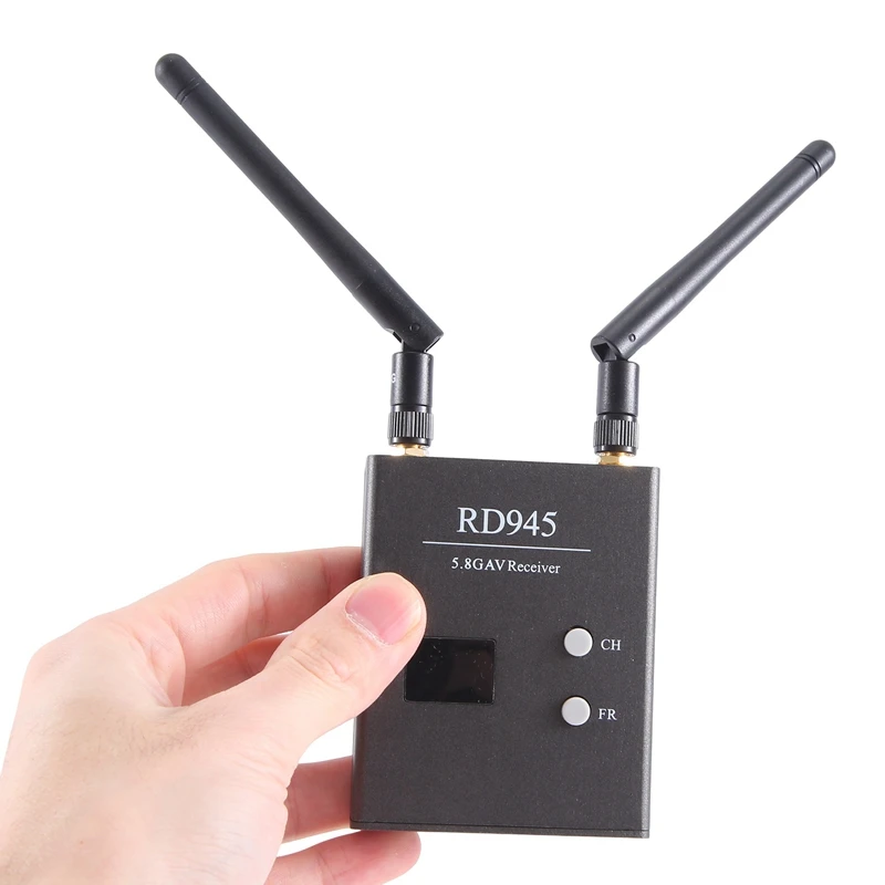 RD945 5.8G 48-Channel Dual Module Receiving Switch Image Transmission Receiver Long Distance Plastic+Metal