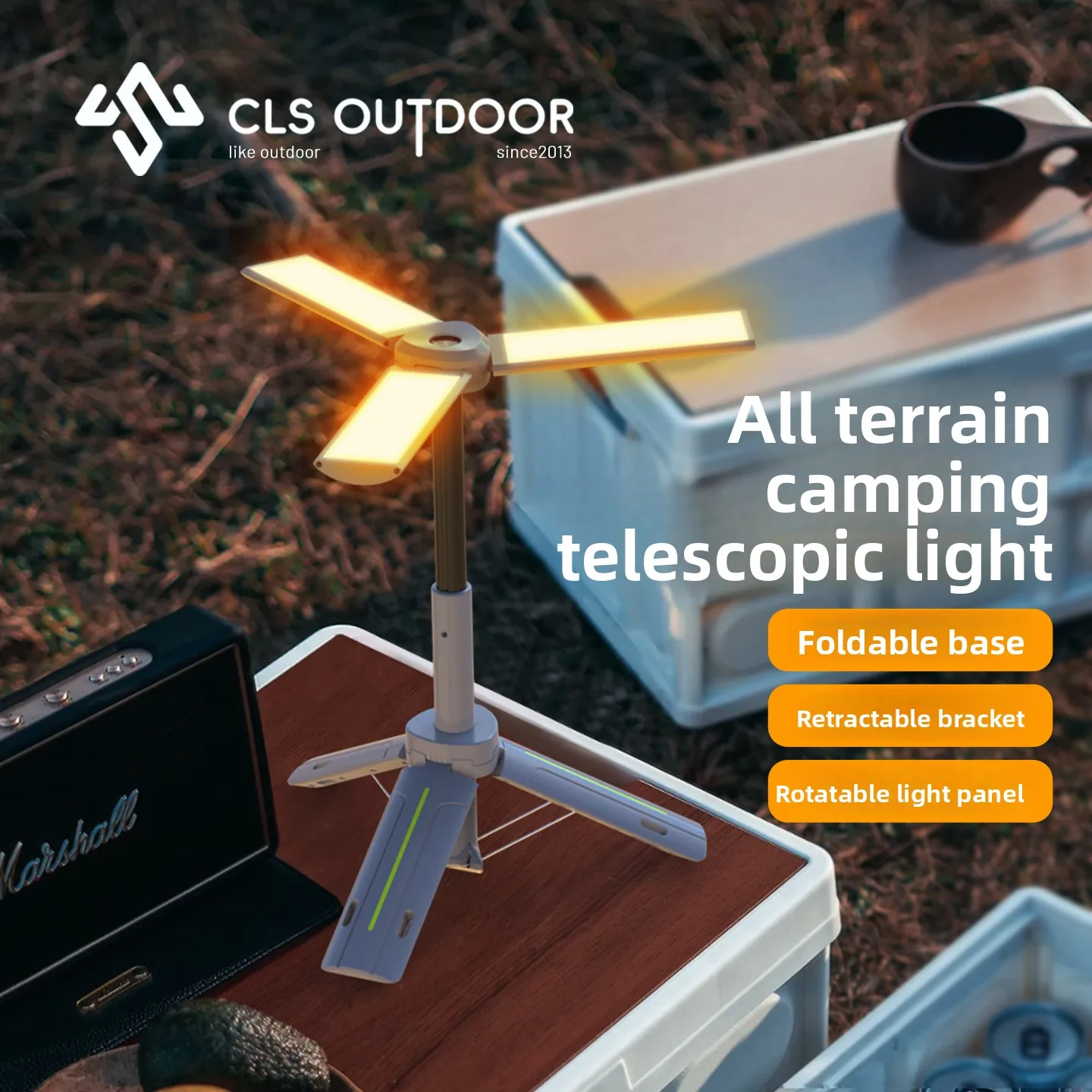 

CLS 8000 мАч новый уличный многофункциональный 1 м выдвижной светильник для кемпинга палатка с навесом светодиодный светильник с пламенем окружающее аварийное освещение