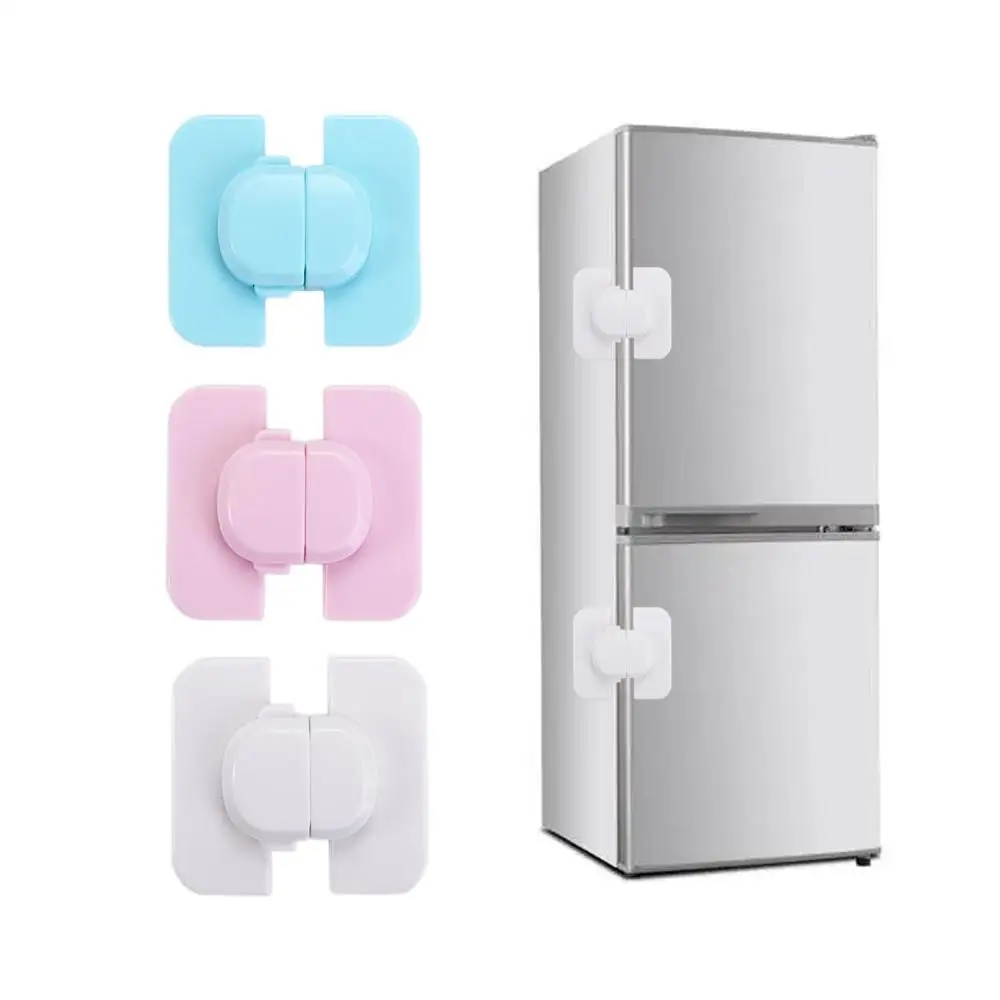 

Toddler ABS Cabinet Closet Home Refrigerator Fridge Freezer Lock Anti-Clip Hand Protection Baby Safety Lock